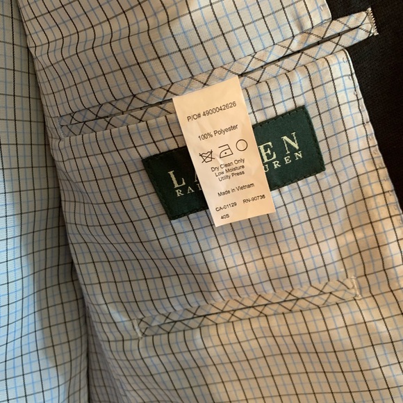 Black Ralph Lauren sports coat! NWTs! - Picture 6 of 11